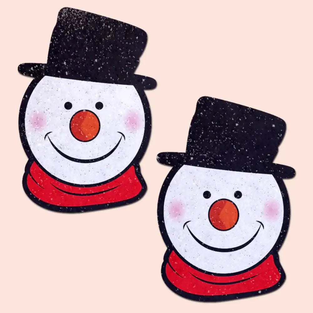 Snowman Themed Nipple Pasties