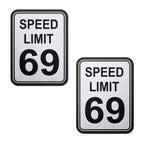 Speed Limit Themed Nipple Pasties