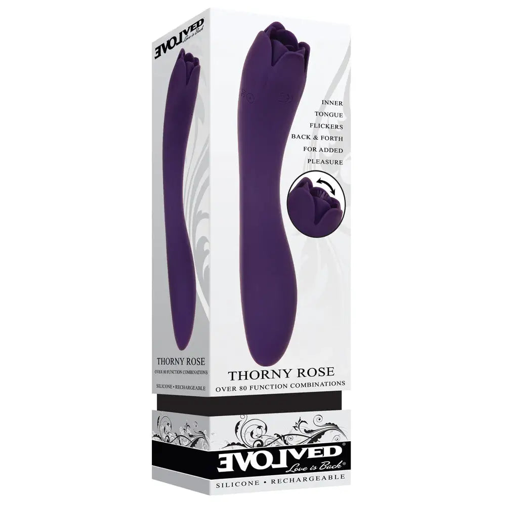 Evolved® Thorny Rose Tongue Flickering Stimulator - Rolik®