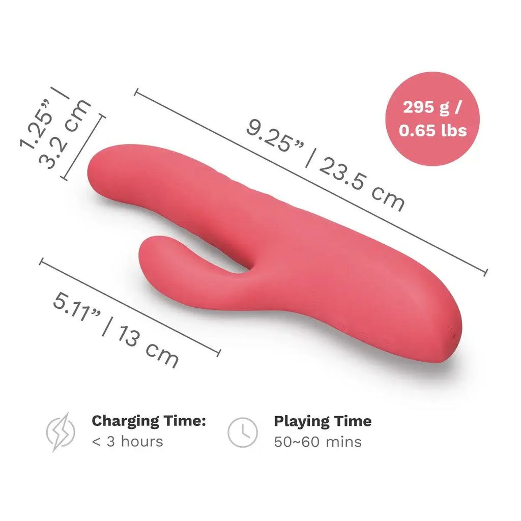 Cerise Thrust Thrusting Rabbit Vibrator