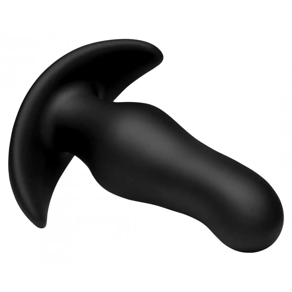 Thump It® 7x Curved Silicone Butt Plug - Black