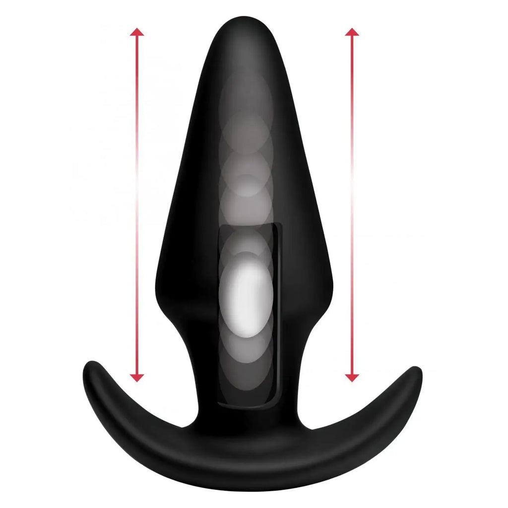 Thump It® 7x Large Silicone Butt Plug - Black