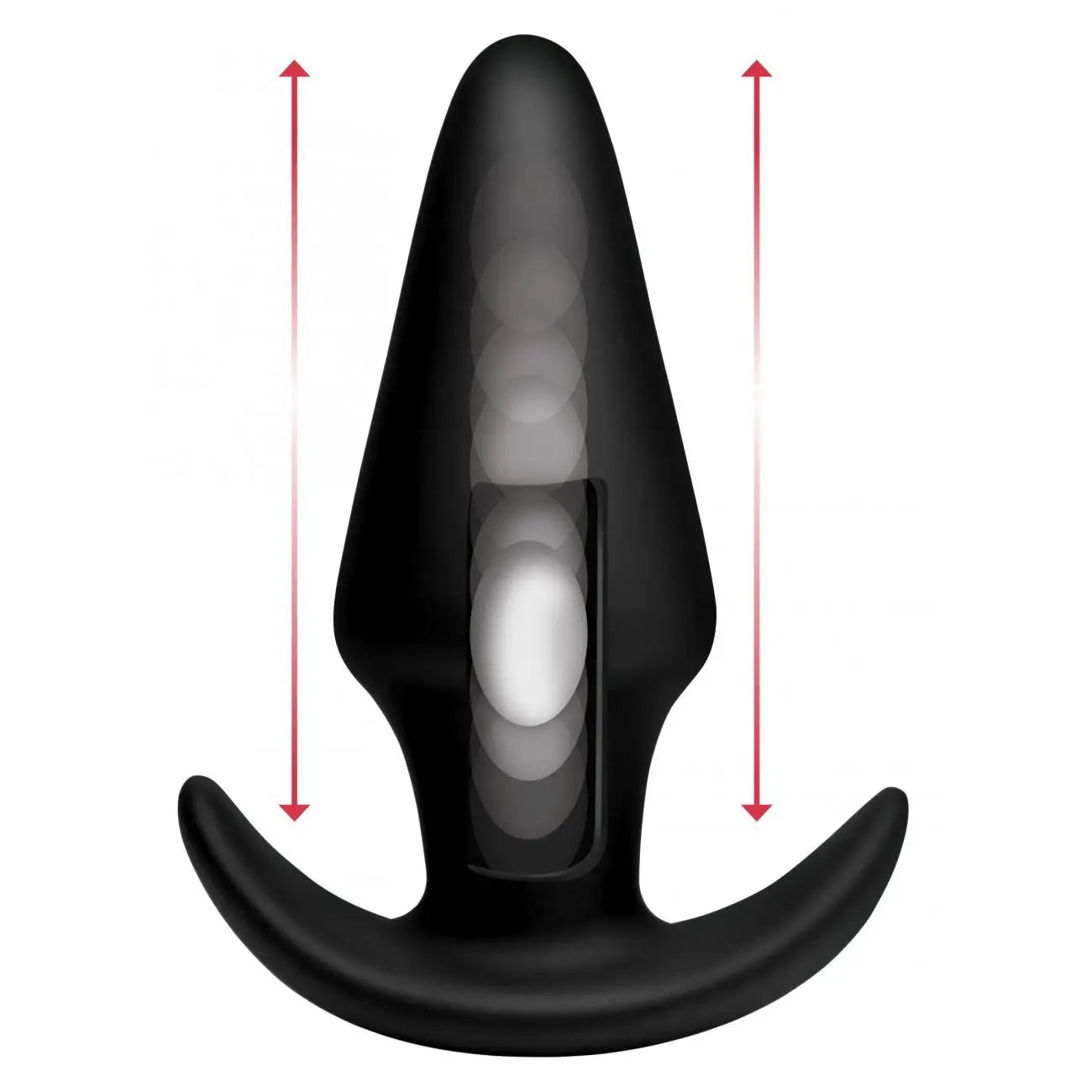 Thump It® 7x Large Silicone Butt Plug - Black