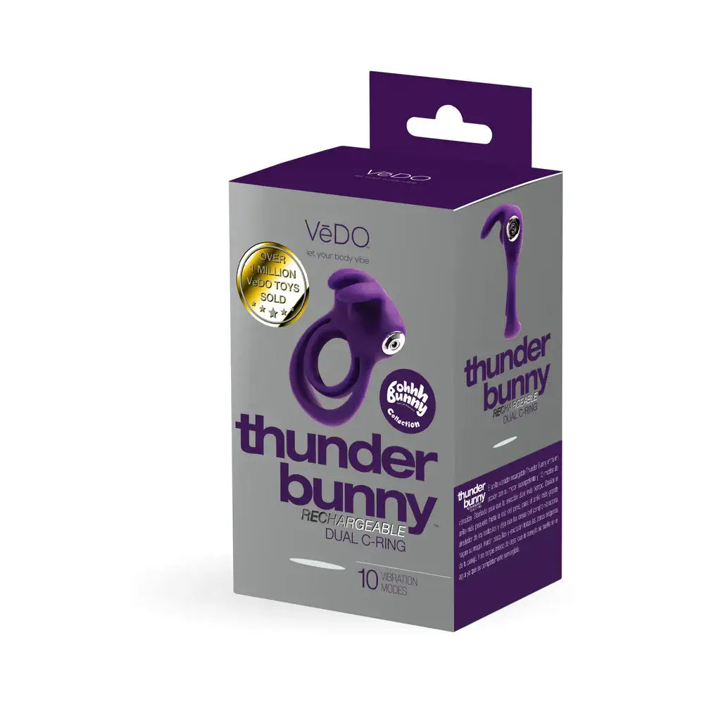 Thunder Bunny Vibrating C - Ring