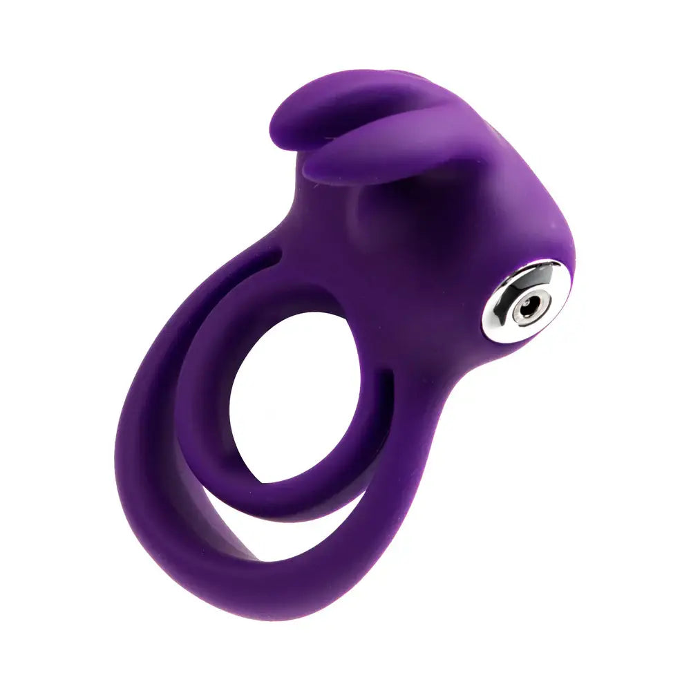 Purple Thunder Bunny Vibrating C - Ring