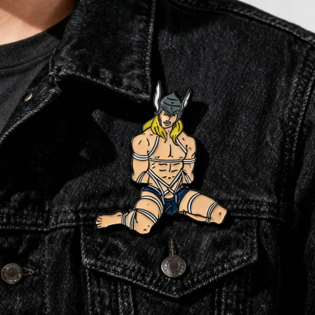 The Thunder God Enamel Pin