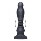 Thunderplugs™ Silicone Swelling & Thrusting Plug w/ Remote - Black - Butt