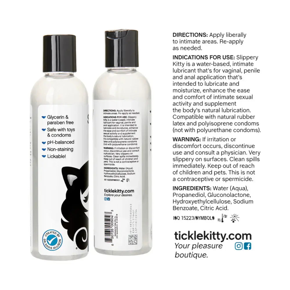 Slippery Kitty Water - Based Lubricant