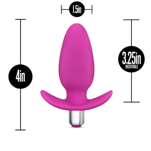 Blush Novelties® Luxe Little Thumper Vibrating Plug Dimensions - Rolik®