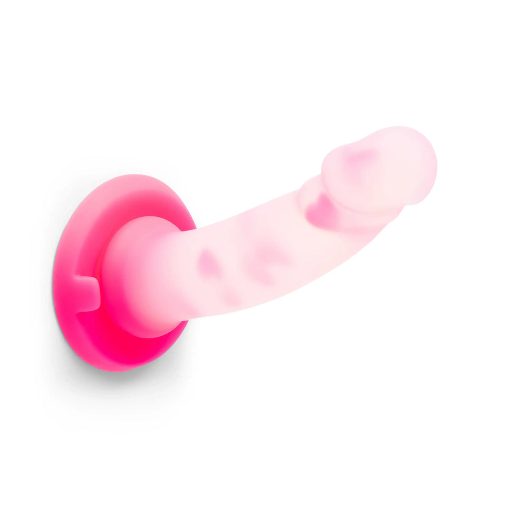 Together Vibes 6’’ Heartfloat Bliss Dildo | Suction Base Strap-On Ready | Body-Safe Silicone Pink