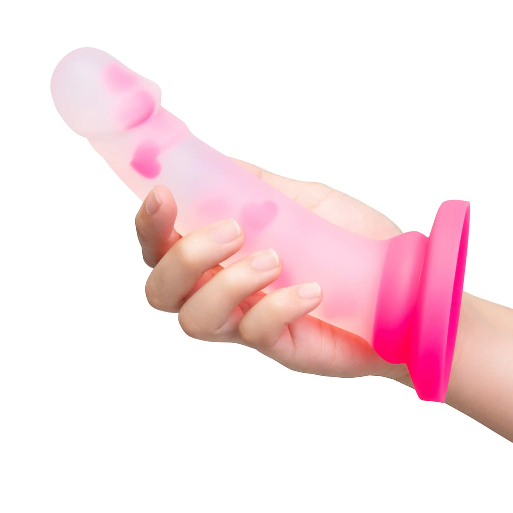 Together Vibes 6’’ Heartfloat Bliss Dildo | Suction Base Strap-On Ready | Body-Safe Silicone Pink