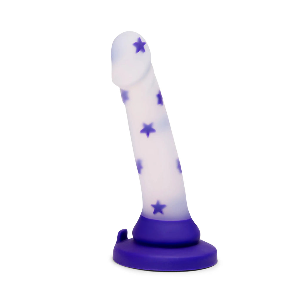 Together Vibes 6’’ Starfloat Bliss Dildo | Suction Base Strap-On Ready | Body-Safe Silicone Purple