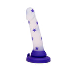 Together Vibes 6’’ Starfloat Bliss Dildo | Suction Base Strap-On Ready | Body-Safe Silicone Purple