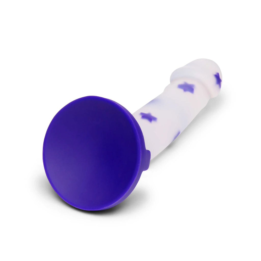 Together Vibes 6’’ Starfloat Bliss Dildo | Suction Base Strap-On Ready | Body-Safe Silicone Purple