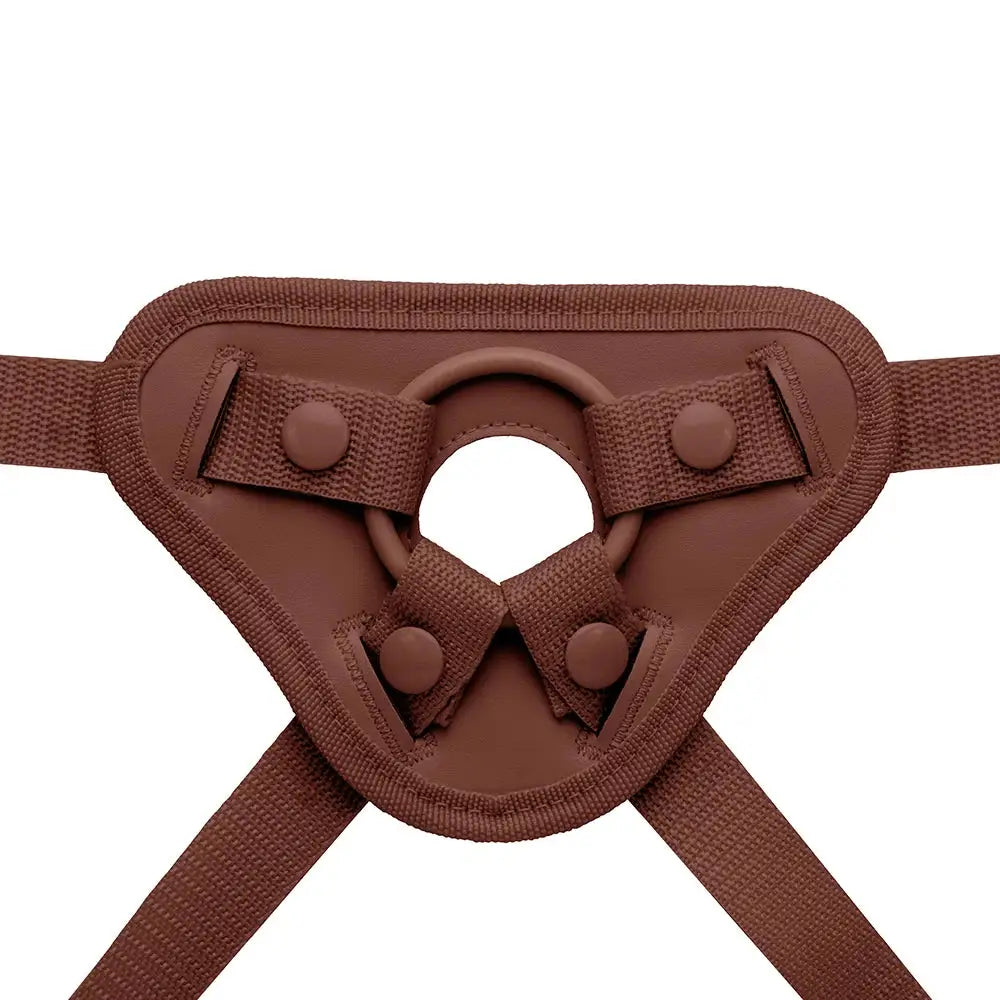 Together Vibes Tones NudeFit Adjustable Strap-On Harness – 3 O-Rings Fits Up to 68’’