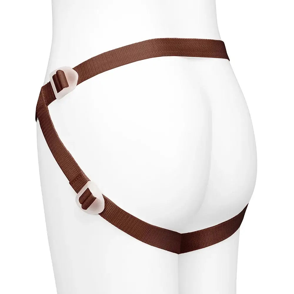 Together Vibes Tones NudeFit Adjustable Strap-On Harness – 3 O-Rings Fits Up to 68’’