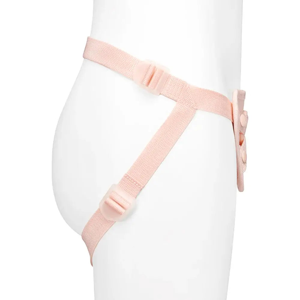 Together Vibes Tones NudeFit Adjustable Strap-On Harness – 3 O-Rings Fits Up to 68’’