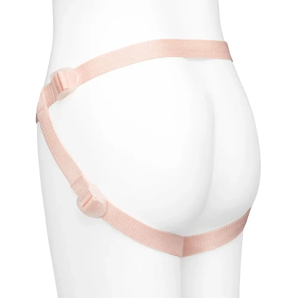 Together Vibes Tones NudeFit Adjustable Strap-On Harness – 3 O-Rings Fits Up to 68’’