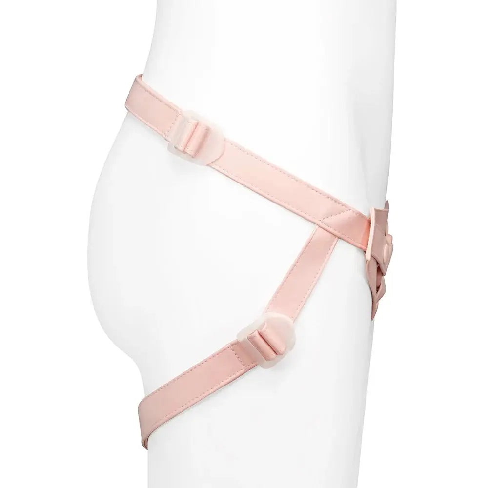 Together Vibes Tones NudeFit FlexCurv Adjustable Strap-On Harness – Body-Contouring Fits Up to 68’’