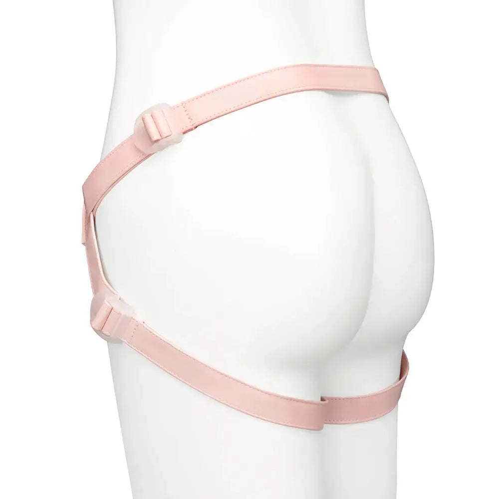 Together Vibes Tones NudeFit FlexCurv Adjustable Strap-On Harness – Body-Contouring Fits Up to 68’’