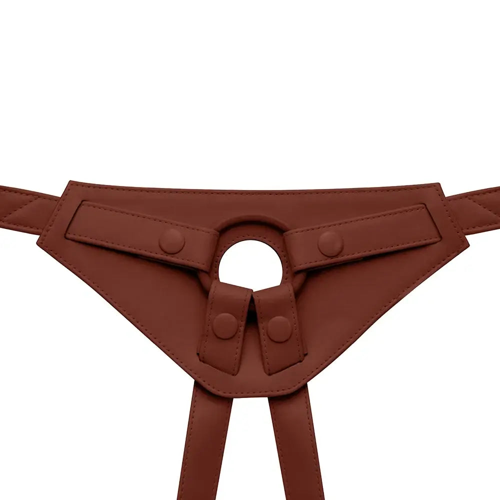 Together Vibes Tones NudeFit FlexCurv Adjustable Strap-On Harness – Body-Contouring Fits Up to 68’’