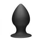Tom of Finland® Silicone Anal Plug - X-Large / Black - Butt