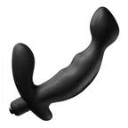 Tom of Finland® Silicone P - Spot Vibrator - Black - Anal Probe