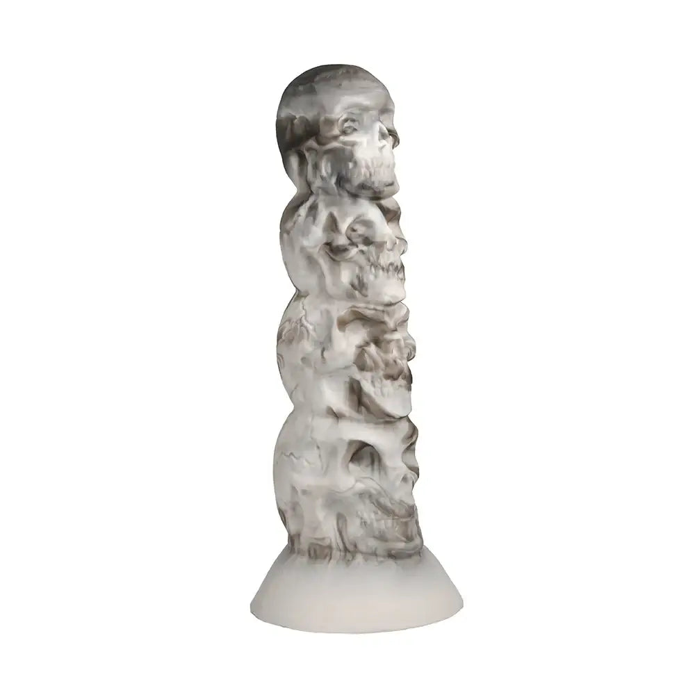 Tower of Doom Silicone Dildo - Gray