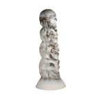 Tower of Doom Silicone Dildo - Gray