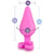 Blush Novelties® Naughtier Candy Heart Plug Ride Me 4.25 Inch Pink - Rolik®