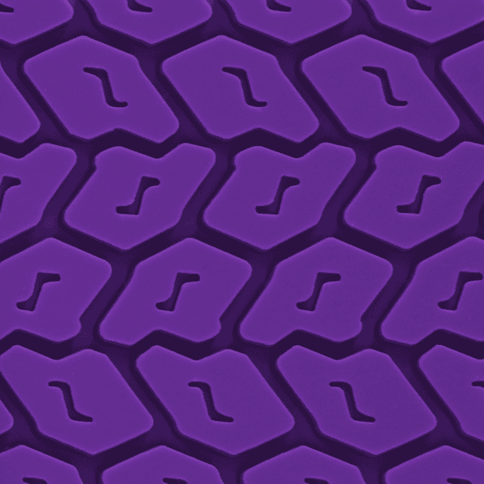 Sei Mio Tyre Textured Spanking Paddle Purple - Rolik®
