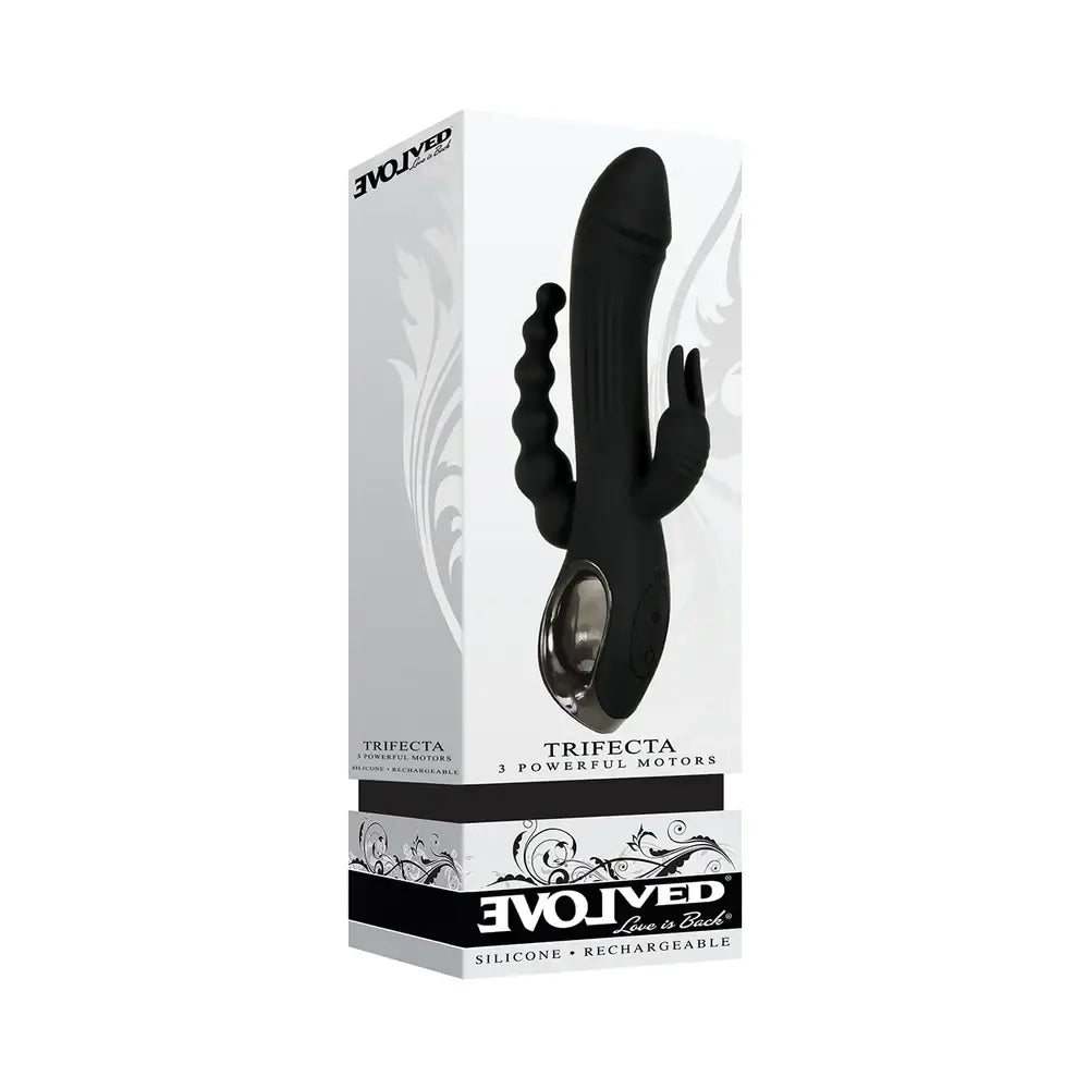 Evolved® Trifecta Triple Stim Rechargeable Vibrator - Rolik®