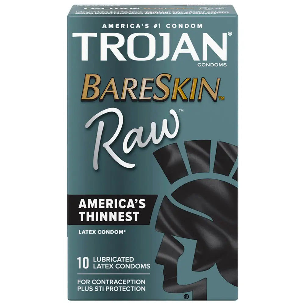 10-Pack Trojan™ BareSkin™ Raw™ Thin Condoms