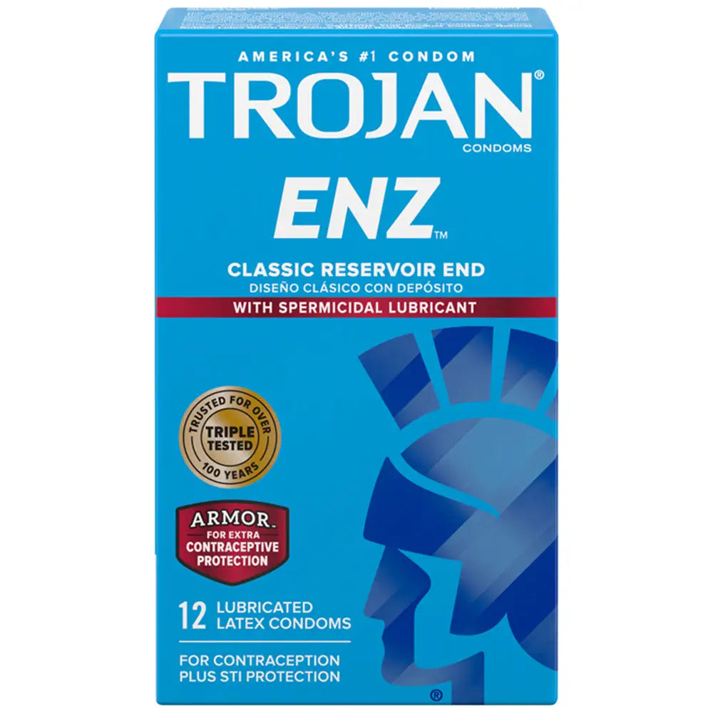 12-Pack Trojan™ Enz™ Armor Condoms