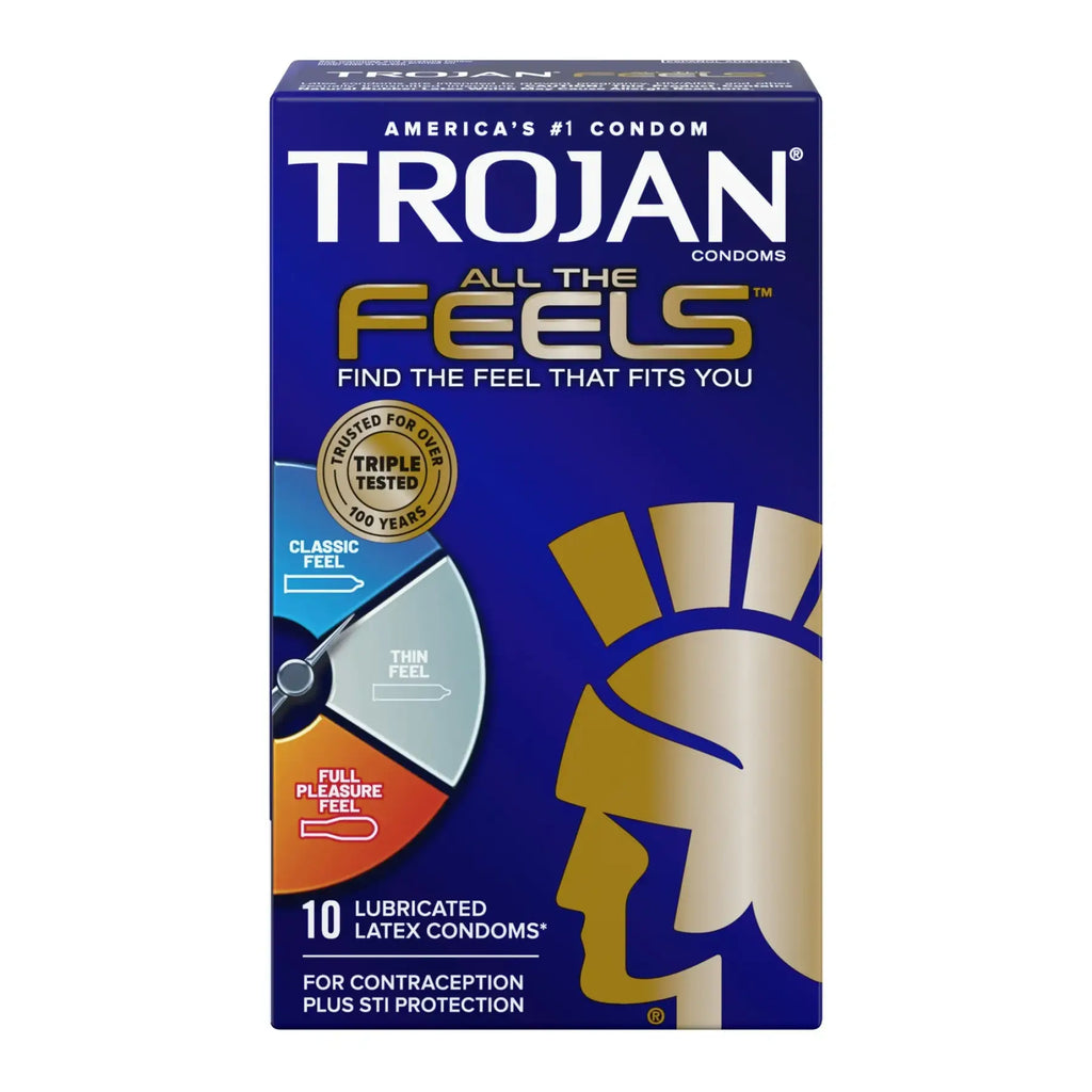 Trojan® All the Feels™ Condom Variety 10 - Pack - 10-Pack - Condoms