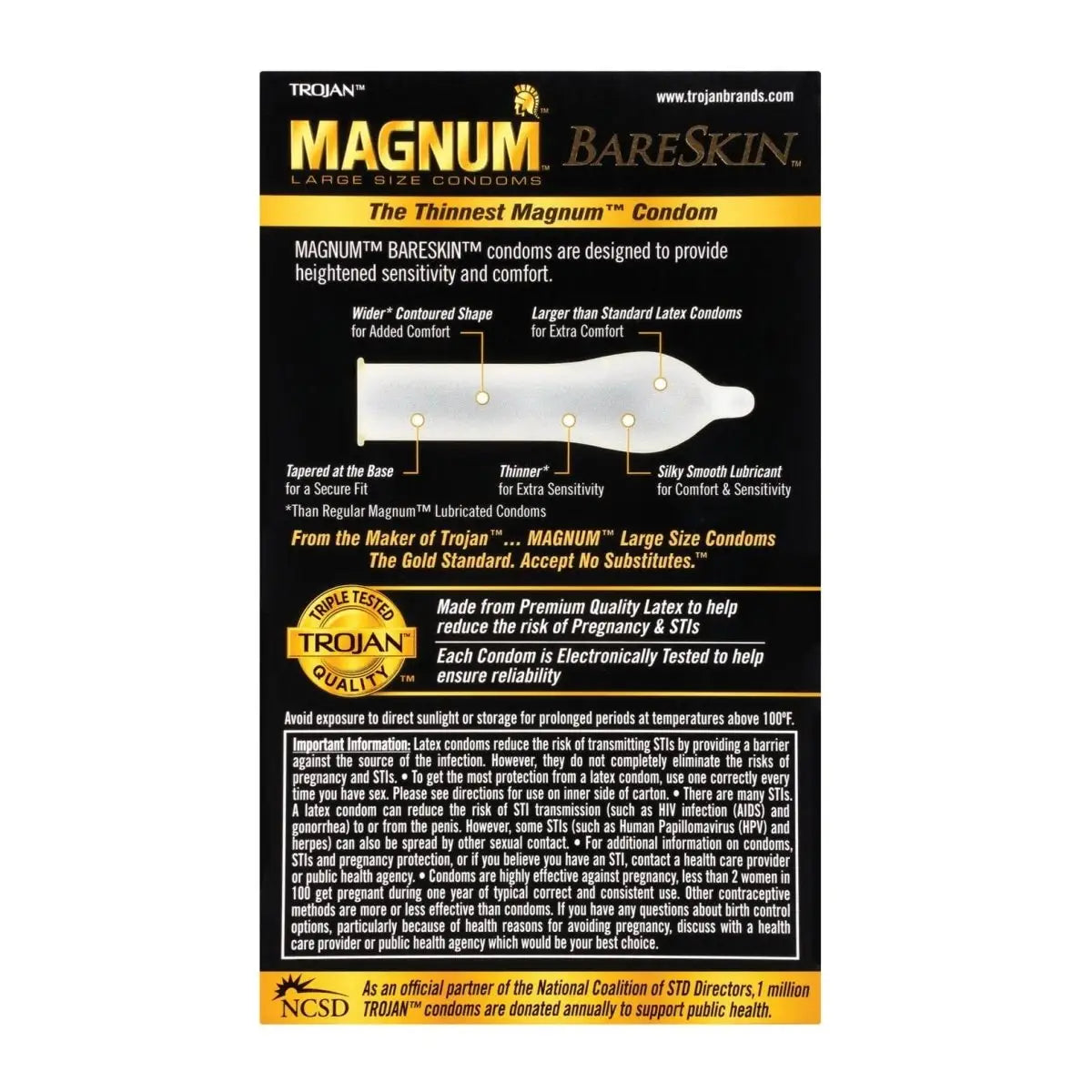 Trojan® Magnum™ Bareskin™ Condoms - Rolik®