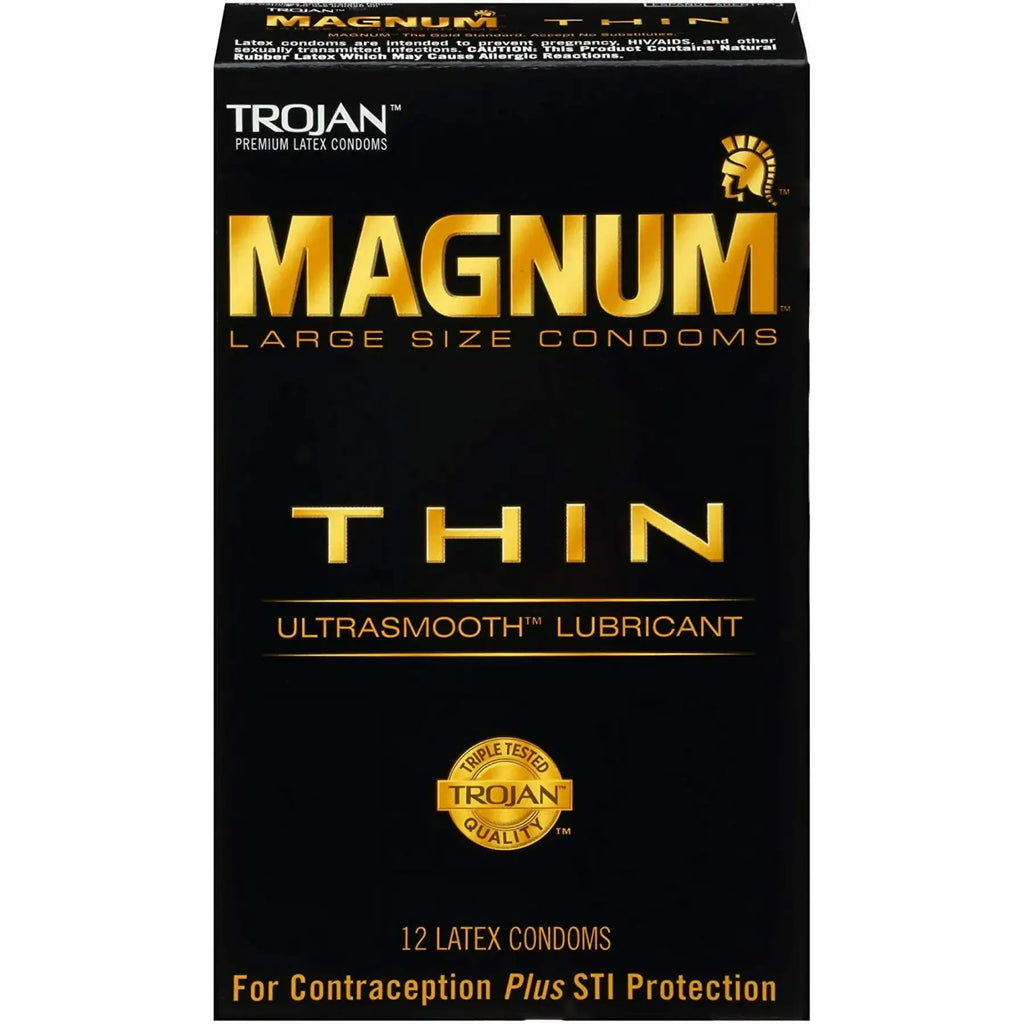Trojan® Magnum™ Thin Condoms - 12 Pack