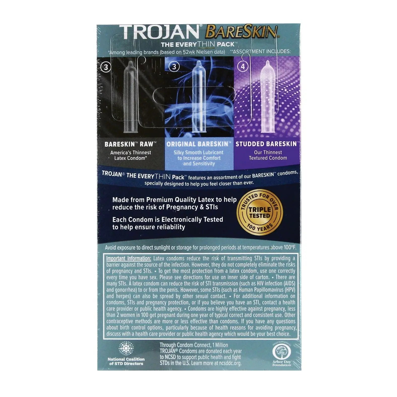 Trojan® Bareskin™ The Everythin Pack™ Condoms - 10-Pack