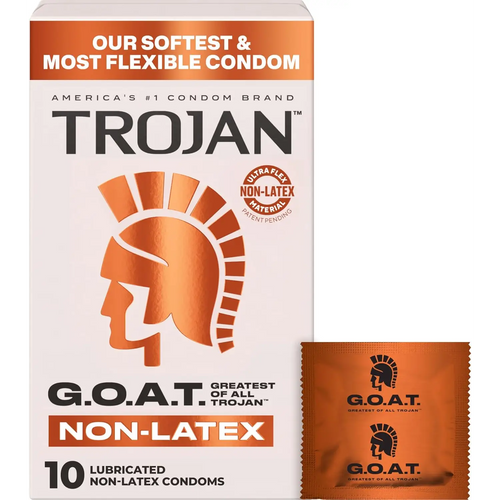 Trojan® Trojan G.O.A.T. Non-Latex Condoms – Ultra Flex 10 Pack