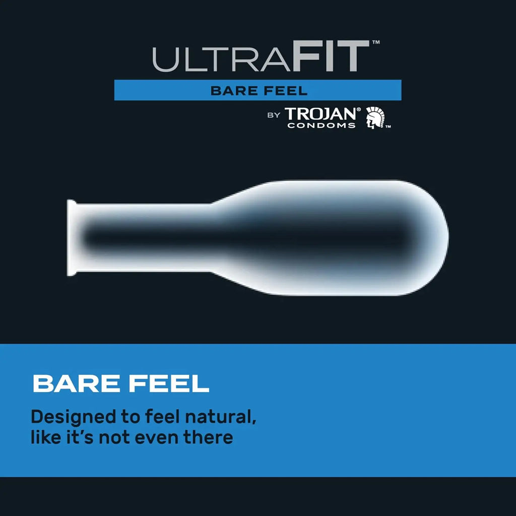 Trojan® Ultra Fit™ Bare Feel Condoms - 10-Pack
