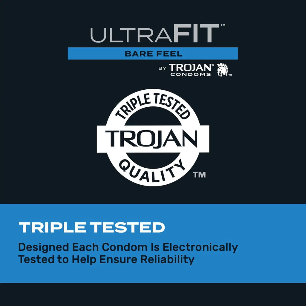 Trojan® Ultra Fit™ Bare Feel Condoms - 10-Pack