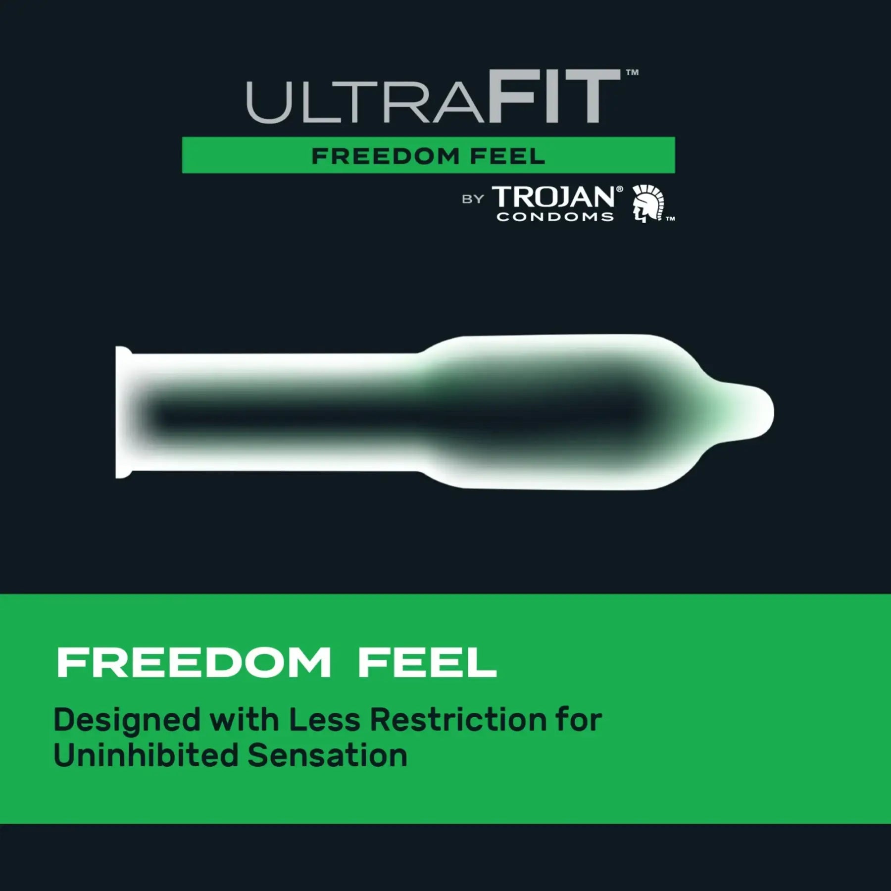 Trojan® Ultra Fit™ Freedom Feel Condoms - 10-Pack