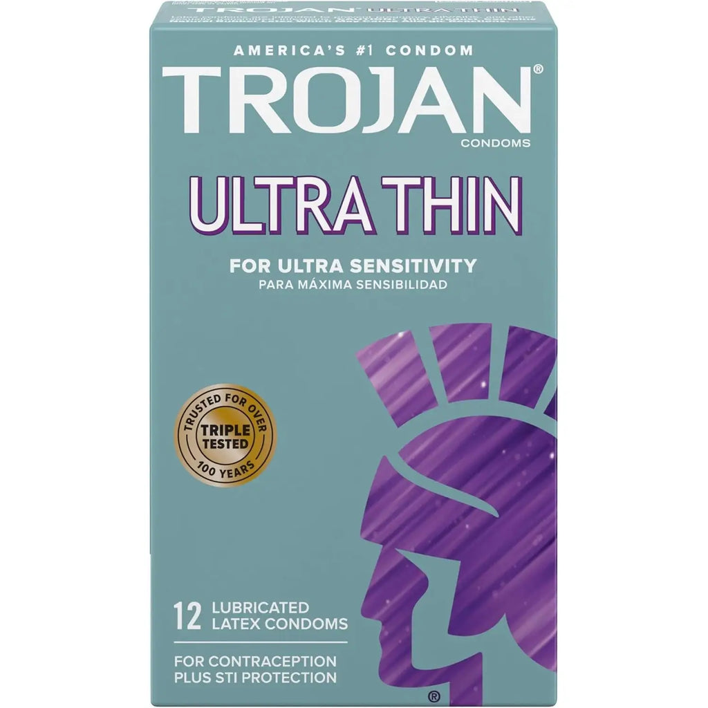 Trojan® Ultra Thin Condoms - 12 Pack