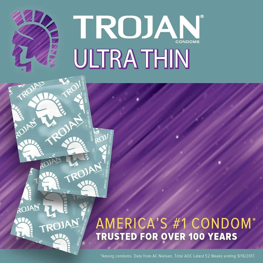 Trojan® Ultra Thin Condoms - 12 Pack