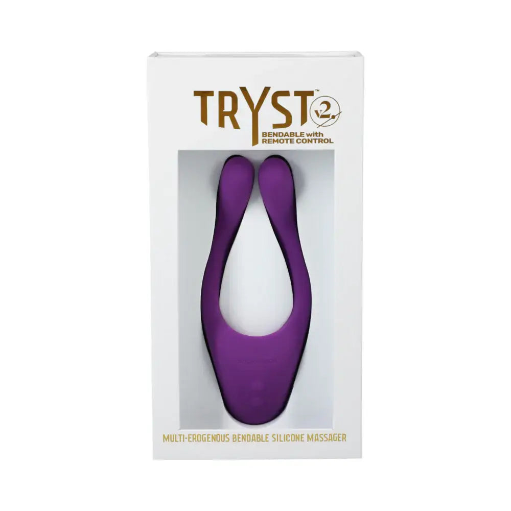Doc Johnson® Tryst™ v2 Bendable Multi Erogenous Zone Massager w/ Remote - Rolik®