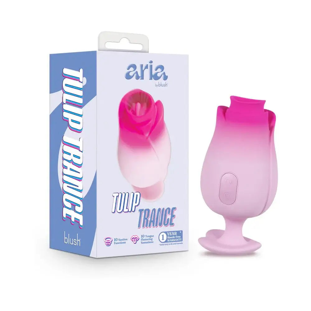 Tulip Trance Suction & Tongue - Fluttering Personal Massager - Rolik®