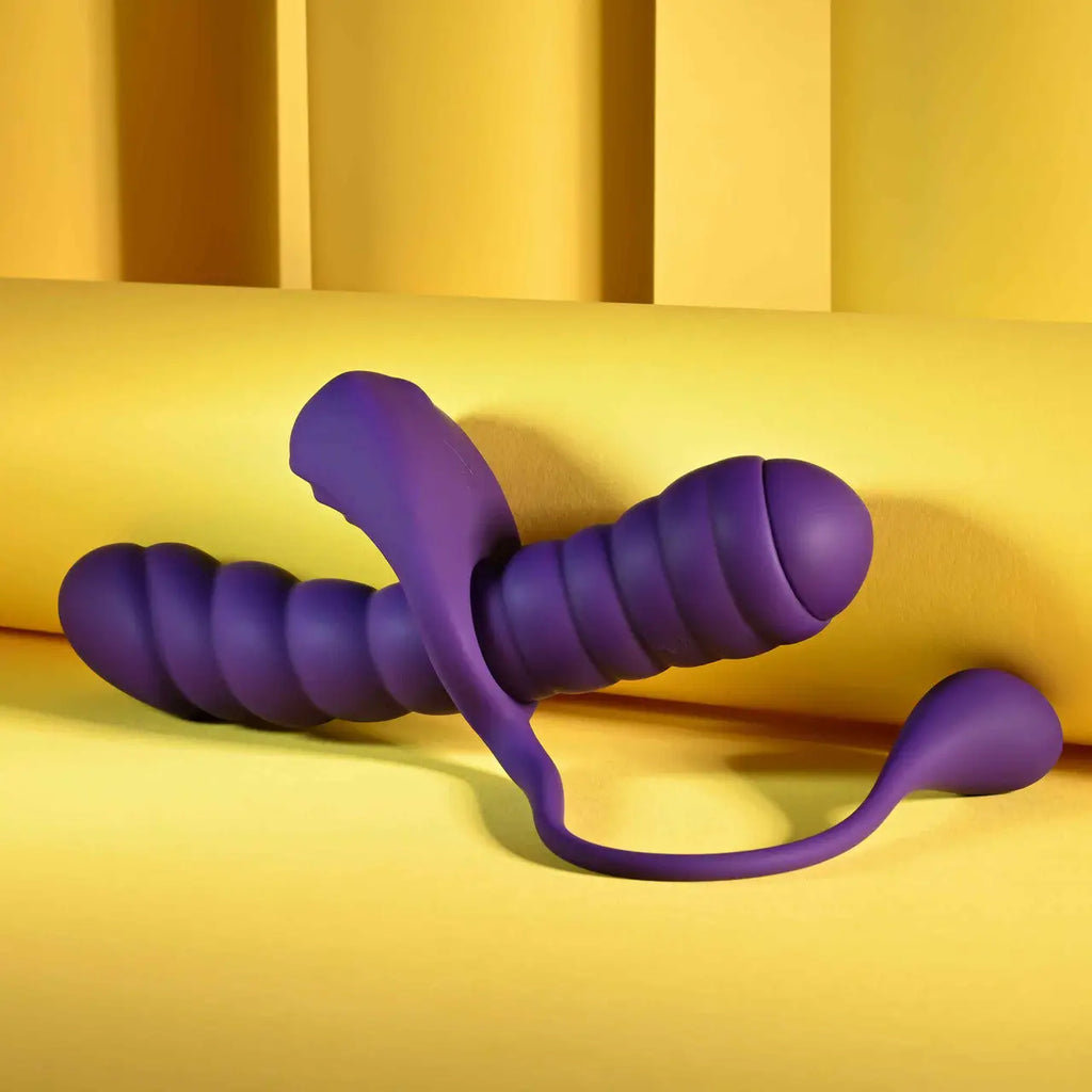 Twisted Playground Triple Stimulator Vibrator - Purple