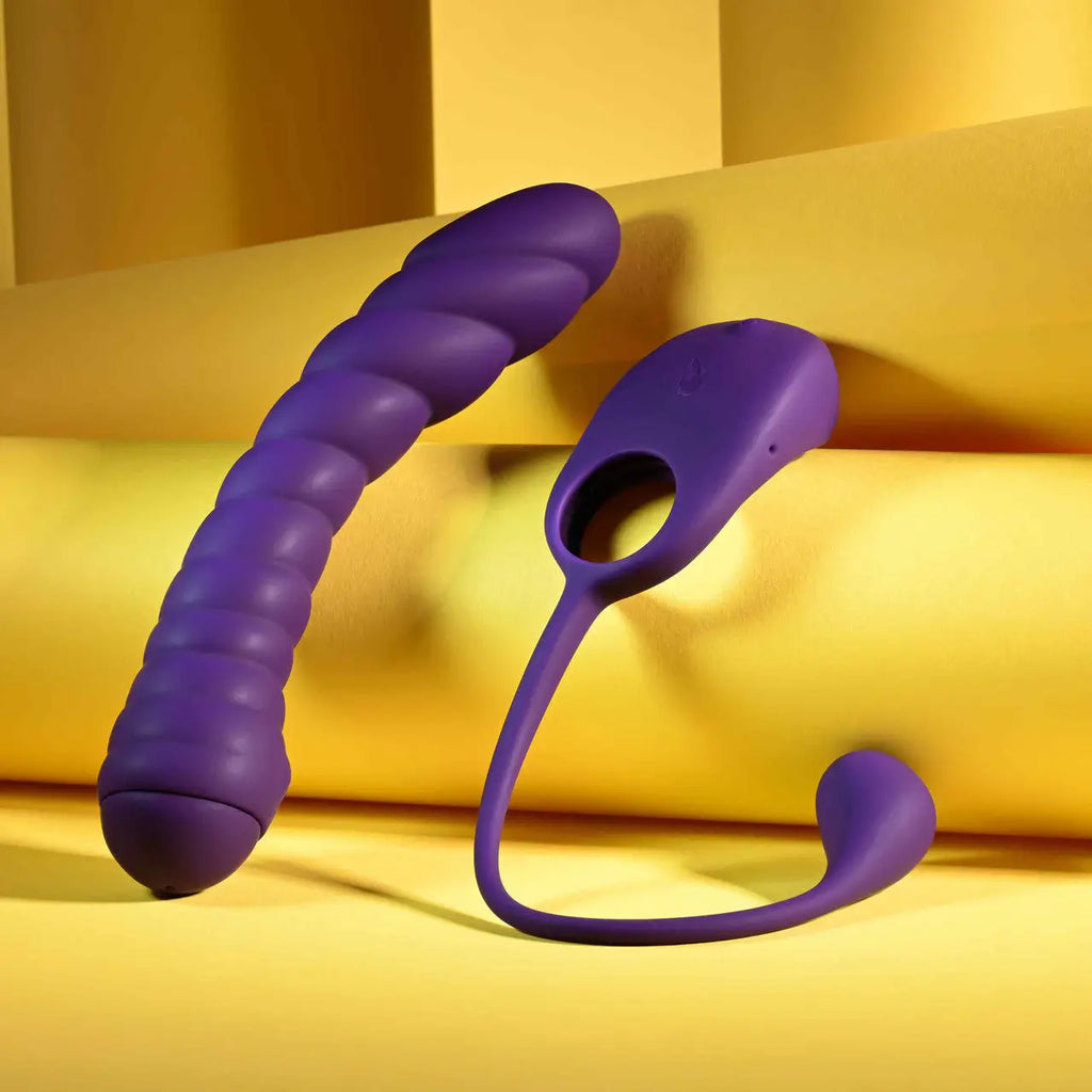 Twisted Playground Triple Stimulator Vibrator - Purple