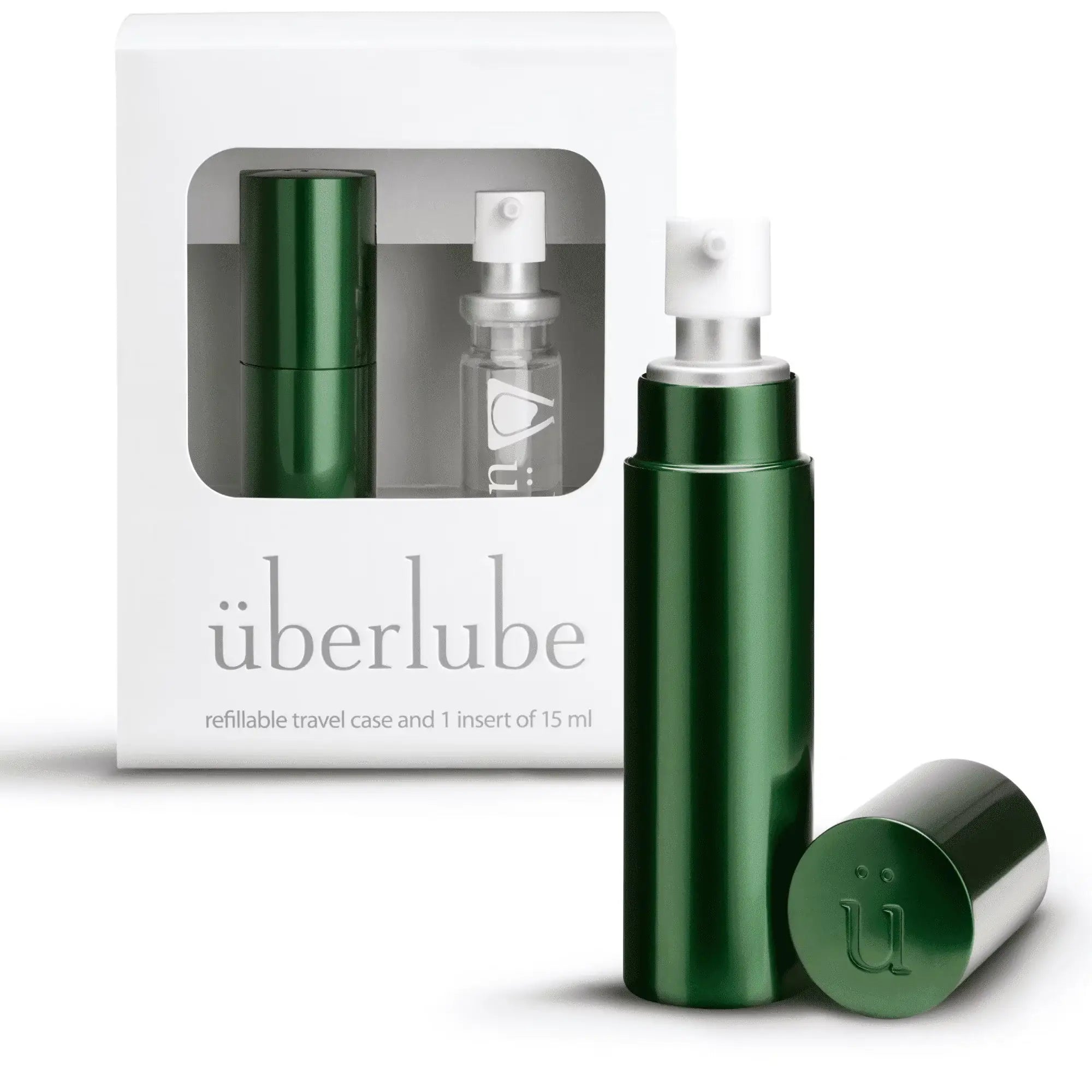 Dark Green Good-to-Go Traveler Silicone-Based Lubricant 2-Pack