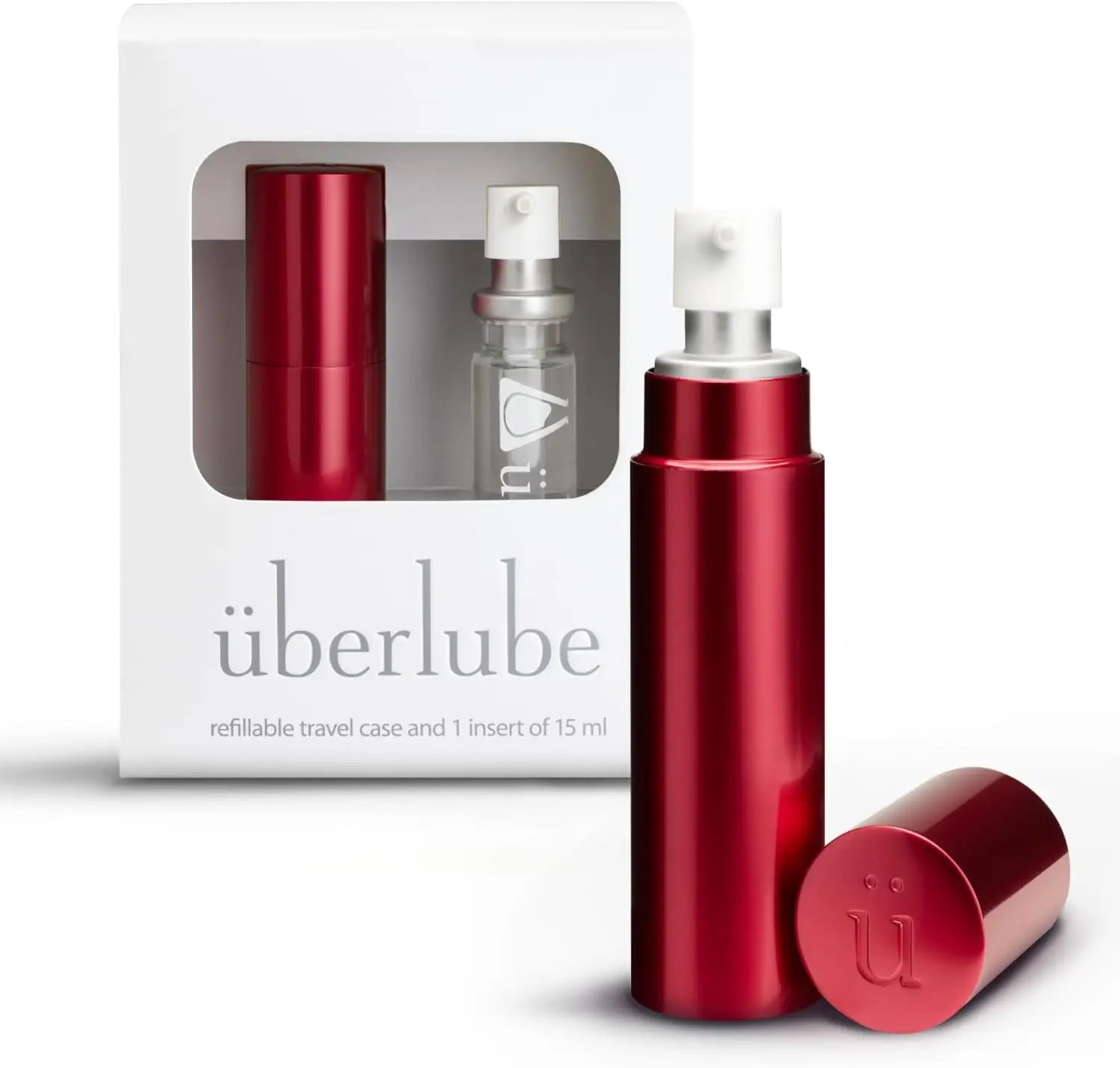 Red Good-to-Go Traveler Silicone-Based Lubricant 2-Pack